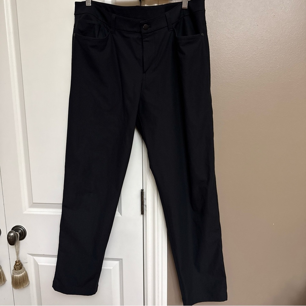 Lululemon Black Straight-Leg Pants